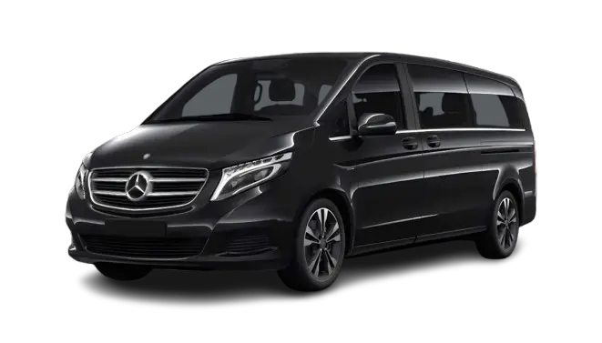 The Fleet 4 Mercedes V-Klasse für Flughafentransfer und Business-Fahrten – komfortabler VIP-Shuttle für Meetings, Geschäftsreisen und Airport-Service.